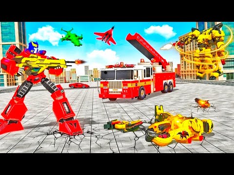 City FireFighter Simulator 3D Fire Truck Recuese Driver Android Gameplay #godfloweryt #firworks