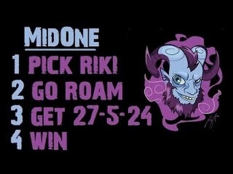 Dota 2 Miracle MidOne Riki roam winner strategy - Ranked Gameplay Dota 2 6.87