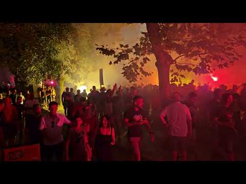 Crna Gora Češka | Korteo navijača Crne Gore 🇲🇪 #crnagora #ultracrnagora