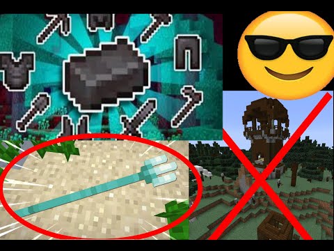 FULL NETHERITE! TRIDENTE! E' GUERRA con i PILLAGER! #14 -minecraft ITA vanilla