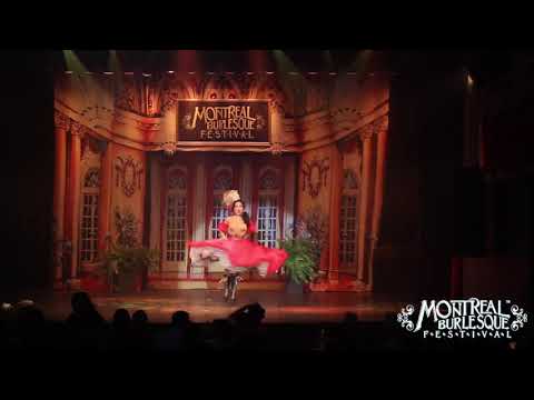 Miss Jolie Papillon - Can Can Tease @  Montreal burlesque Festival 2019