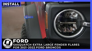 Bronco Fender Flare Swap is SO Easy! | 2021+ Bronco Sasquatch Fender Flares