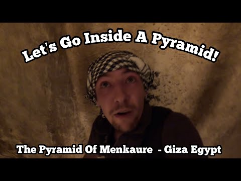 Full tour inside the Pyramid of King Menkaure - Giza Egypt 4K