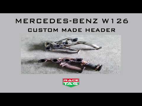 MERCEDES BENZ W126 CUSTOM MADE HEADER