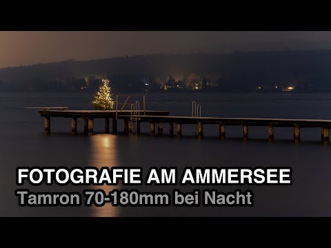 Night photography with the Tamron 70-180mm lens at Lake Ammersee
