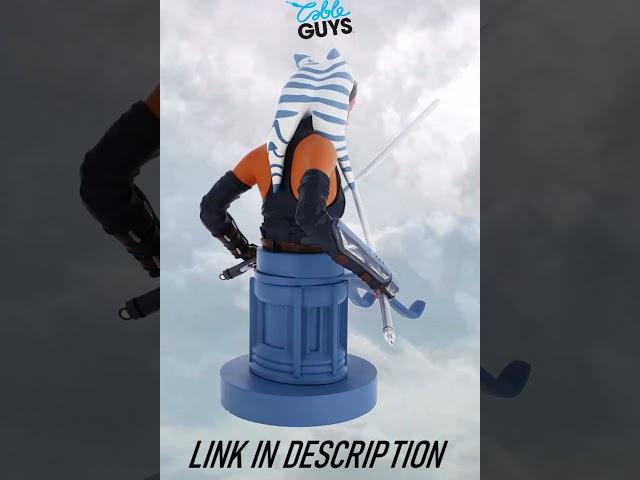 Vídeo relacionado con Cable Guys - Star Wars Ahsoka Tano Gaming Accessories Holder & Phone Holder for Most Controller (Xbox, Play Station, Nintendo Switch) & Phone