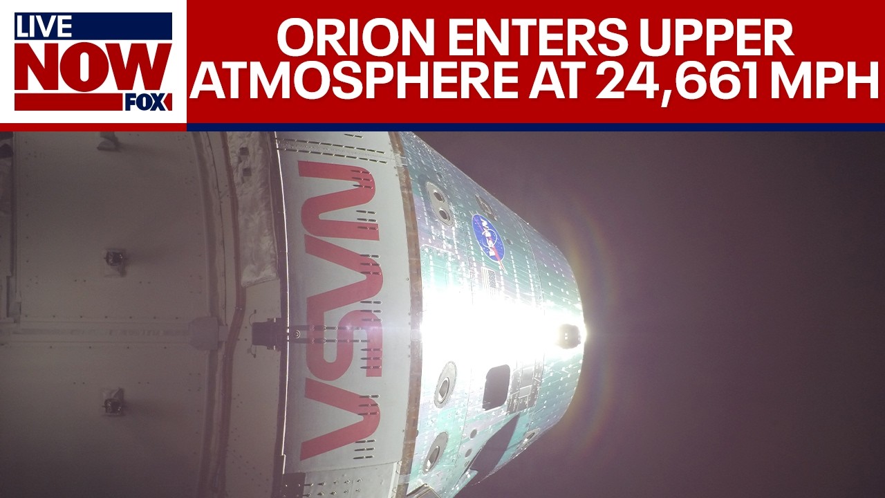 Artemis II home stretch: Orion enters upper atmosphere at 24,661 mph