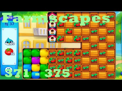 Farmscapes Level 371 - 375 HD Gameplay Walkthrough |  3 - match game | android | ios | pc | app