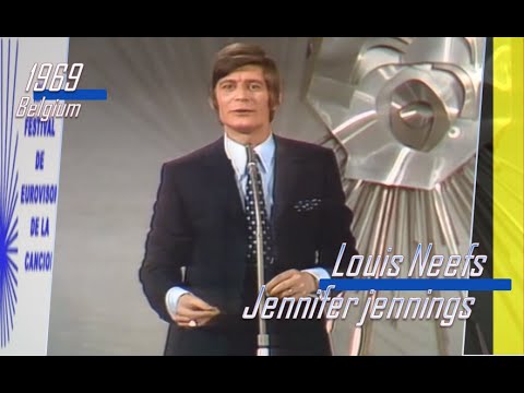 eurovision 1969 Belgium 🇧🇪 Louis Neefs - Jennifer jennings ᴴᴰ