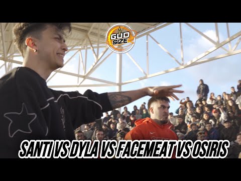 SANTI vs DYLA vs FACEMEAT vs OSIRIS | 32avos | GODSIZE NACIONAL 2024