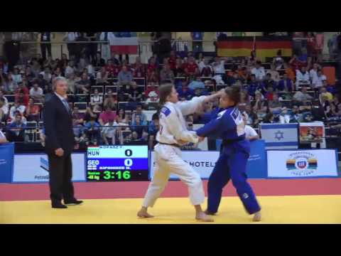 Cadet European Judo Championships - 2016 - KOPASZ, Fanni (HUN)-KIPSHIDZE, Natalia (GEO)