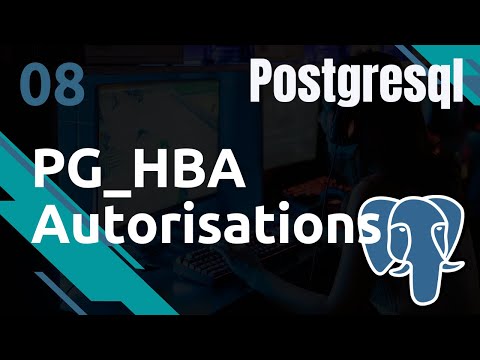 PostgreSQL 8 Autorisation d accès le pg hba | tutos fr