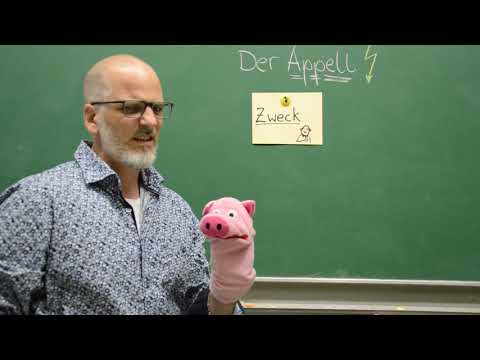 Deutschunterricht Grundschule: Rudi erklärt drei Merkmale des Appells