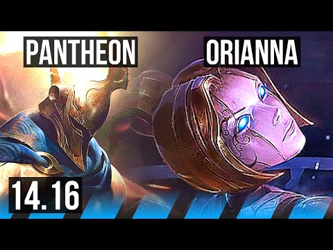 PANTHEON vs ORIANNA (MID) | 7/2/11, 1300+ games | EUW Master | 14.16