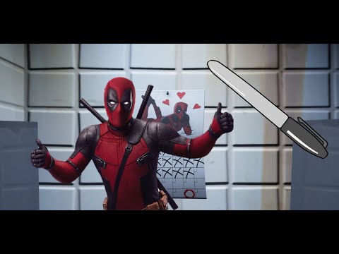 Find Deadpool’s Big Black Marker | Fortnite Week 6 Location