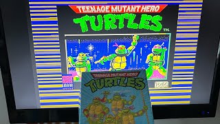 ZX Spectrum Teenage Mutant Hero Turtles gameplay. On real hardware. 