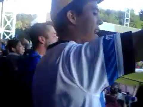 "Los Acereros ante Santiago Wanderers" Barra: Los Acereros &bull; Club: Huachipato