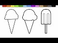 Learn Colors for Kids with this Ice Cream Popsicle Coloring Page 8