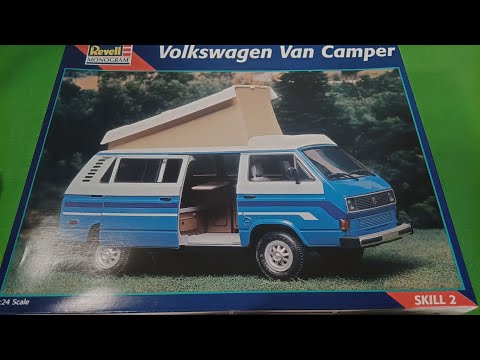 Volkswagen T3 Vanagon Camper Revell Monogram 1997 1/25 Огляд Review