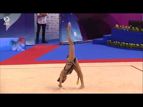 Linoy ASHRAM (ISR) - 2021 Rhythmic European Champion, clubs