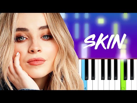 Skin - Sabrina Carpenter piano tutorial