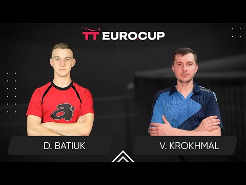13:40 Dmytro Batiuk - Vitalii Krokhmal 22.04.2024 TT Euro.Cup Ukraine Master. TABLE 3