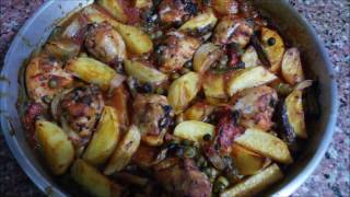 Fırında Sebzeli Tavuk Yemeği Tarifi