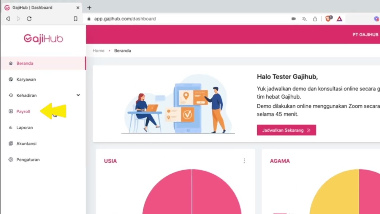 Pembayaran Gaji di GajiHub