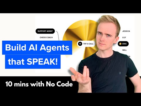 Build AI Agents that SPEAK in Just 10 Minutes with NO CODE! thumbnail