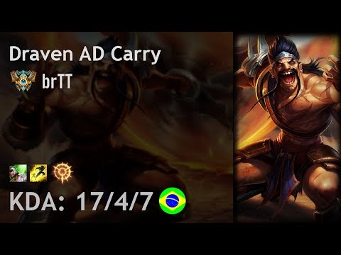 Draven AD Carry vs Lucian - brTT - BR Challenger Patch 7.23
