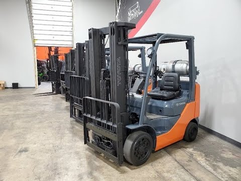 (5) Toyota 8FGCU25 Forklifts - RHC