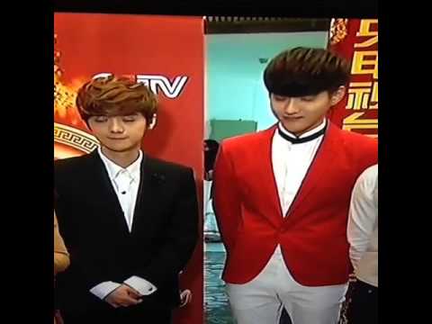 150212 Wu Yi Fan & Luhan - CCTV Spring Festival Gala rehearsal interview [2]