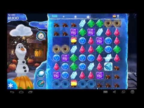 Frozen Free Fall  Summer Level 35 - Disney’s #1 puzzle game - New update