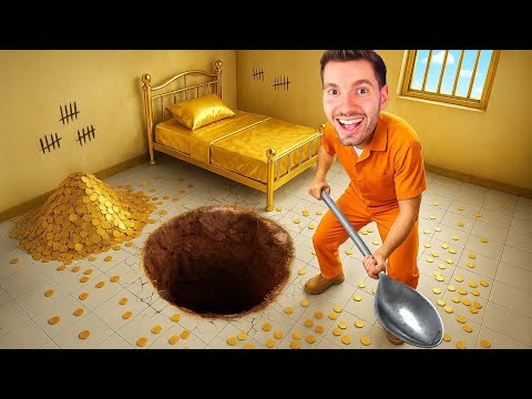 FIQUEI MILIONÁRIO na PRISÃO E DEI FUGA! - Prison Escape: Dig Out