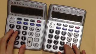 Despacito but it's played on two calculators
