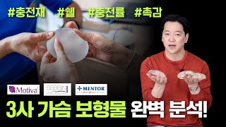 인기 가슴 보형물 3대장 완벽분석! 세빈인테, 모티바, 멘토엑스 뭐가 다른걸까?