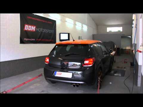 BBM Motorsport Chiptuning Citroen DS3 Racing 1.6 Dynojet Leistungsloch.de
