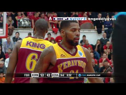 Egis Körmend – Keravnos (ciprusi) 93–92 h. u.  2. félidő