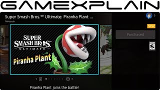 Didn't Register Your Game? Piranha Plant Now Available To Purchase In Super Smash Bros. Ultimate!