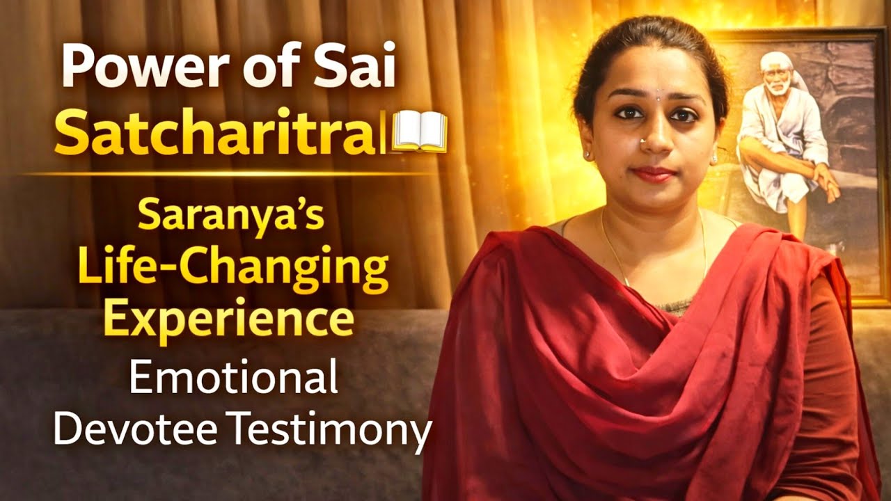 Power of Sai Satcharitra |Saranya’s Life Changing Experience |Emotional Devotee Testimony #aaosai 