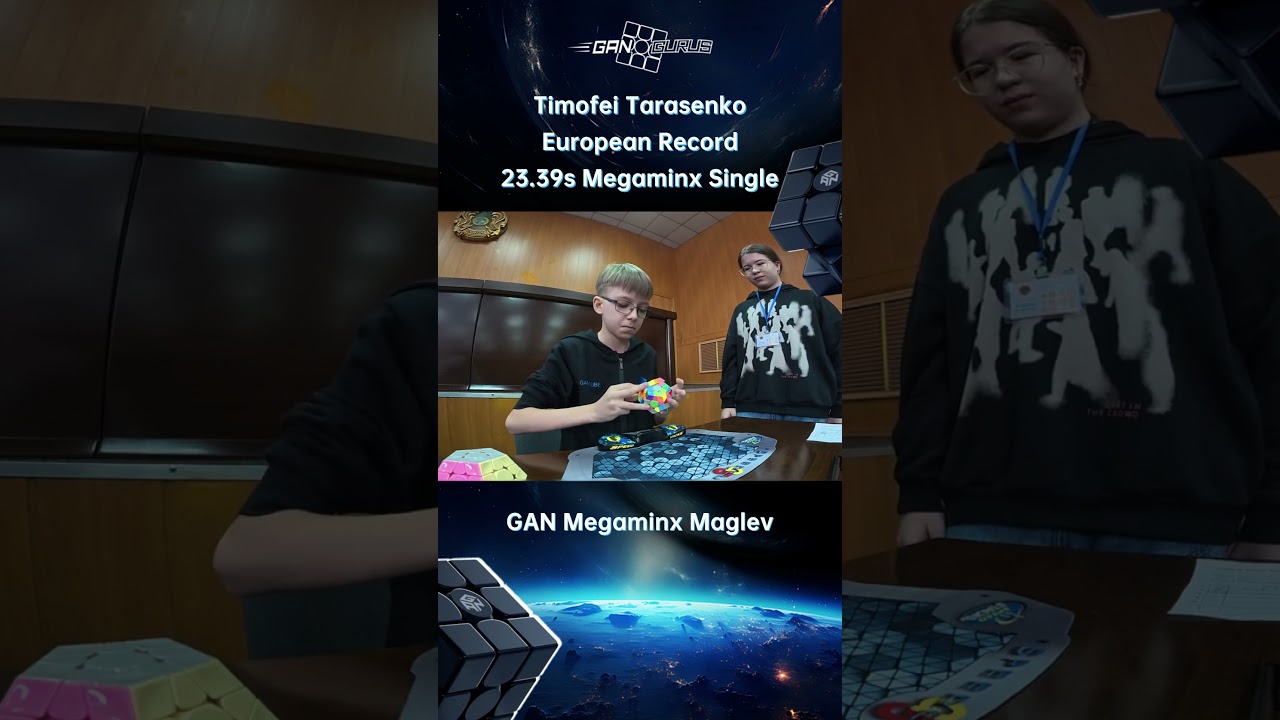 Timofei Tarasenko 23.39s Megaminx Single European Record