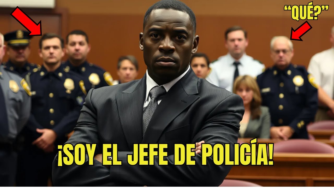 Policías racistas arrestan a un hombre negro, pero se impactan al ver que es el jefe de policía.