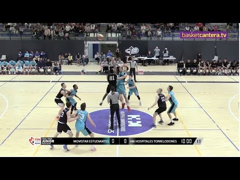 U18M - ESTUDIANTES vs. TORRELODONES .- Final Four Junior Masc. Madrid 2018 (BasketCantera.TV)