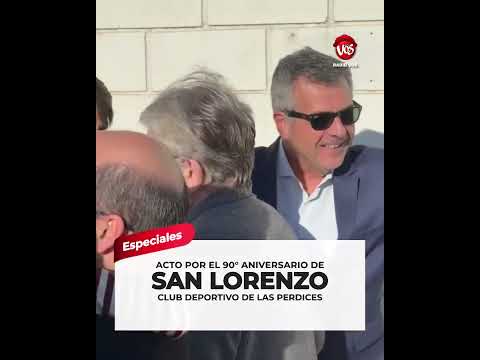 LAS PERDICES: 90 AÑOS DEL CLUB SAN LORENZO.