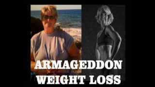 ARMAGEDDON WEIGHT LOSS FITNESS DVD PROGRAM FOR WOMEN AND MEN  - EXERCISE DVD NUTRITION DVD MEAL PLAN