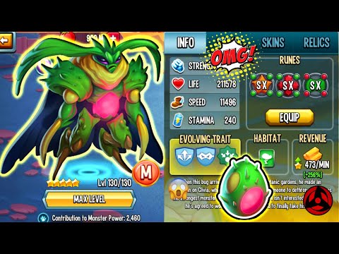 🔴Monster Legends: My New Mitico Tayni level 150 review combat Skin