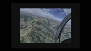 preview picture of video 'Northrop F-5E Tiger im FSX über Austria Start: Zell am See'