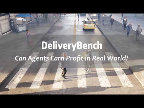 DeliveryBench: Can Agents Earn Profit in Real World?