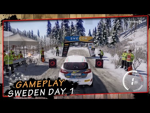 WRC 9, Sweden, Day 1 - Gameplay PT-BR #1