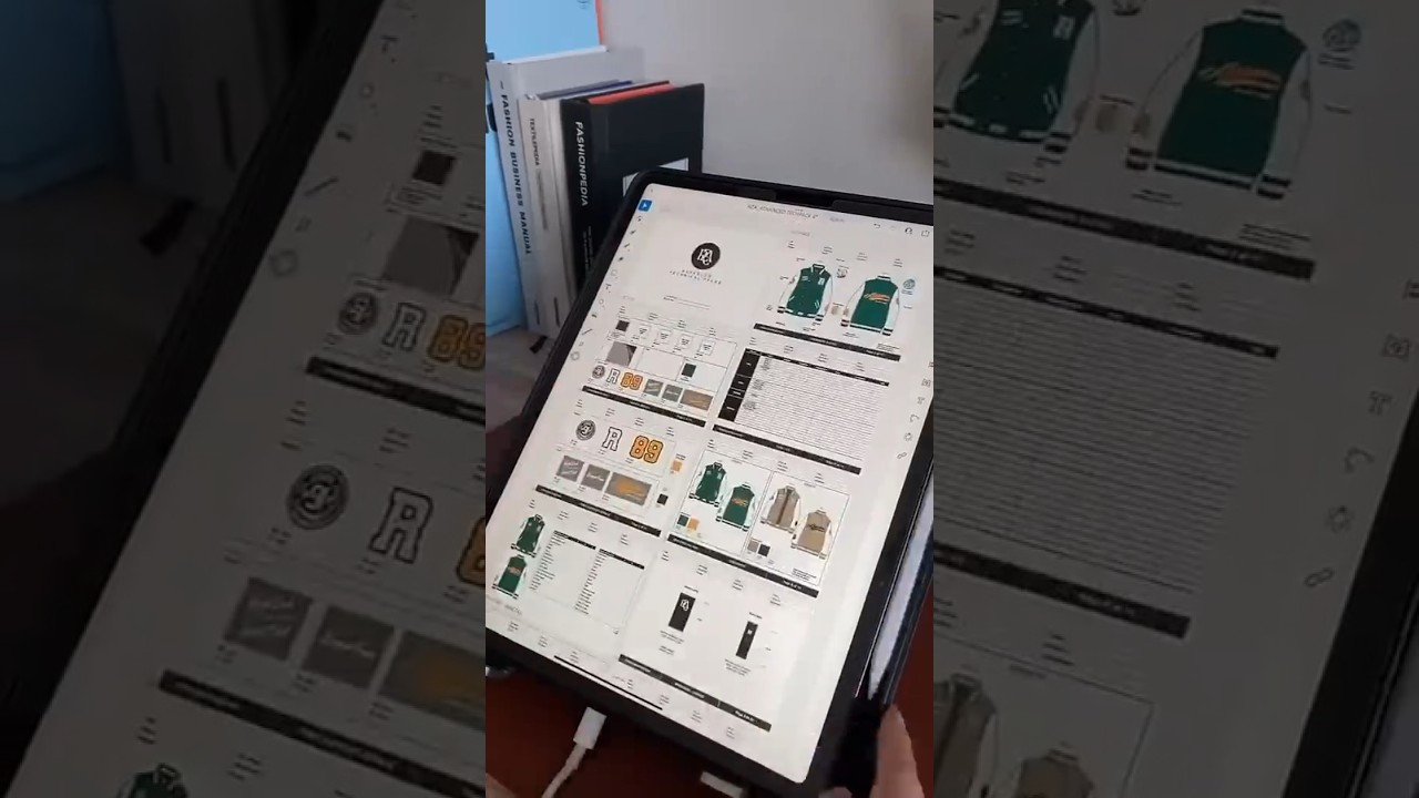 Fashion Tech Pack Tutorial iPad #fashiondesign #streetwear #procreate #fashionillustration  #art